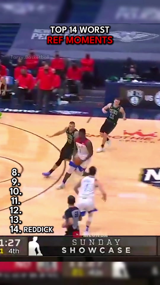 Top 14 Worst Ref Moments | P1 #basketball #nba #fyp #ref #moments
