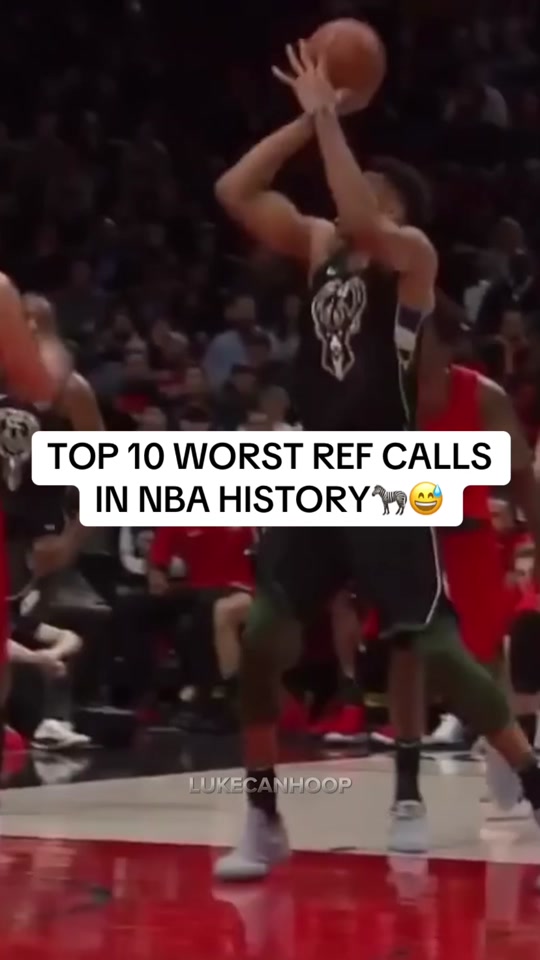 @LUKECANDRAW The worst ref calls in NBA history Did I miss any?#cr...