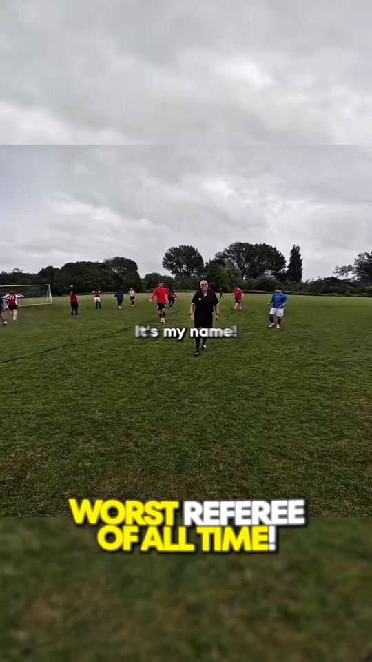 Worst referee of all time! #referee #sundayleague #football #soccer #...