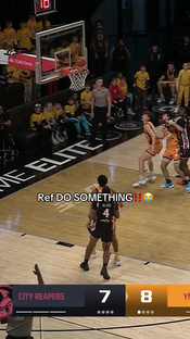HE CANT DO THAT refs are selling #ote #hoops