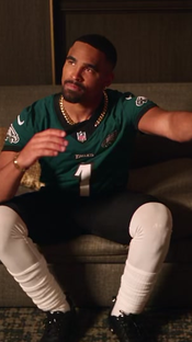 Jalen hurts Right now