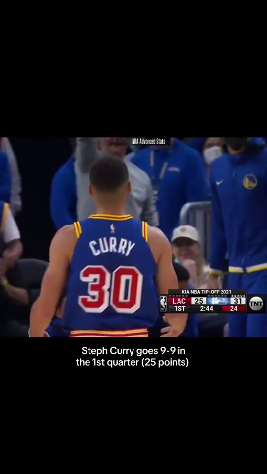 Steph Curry outscores the entires clipper’s team #stephcurry #stephen...