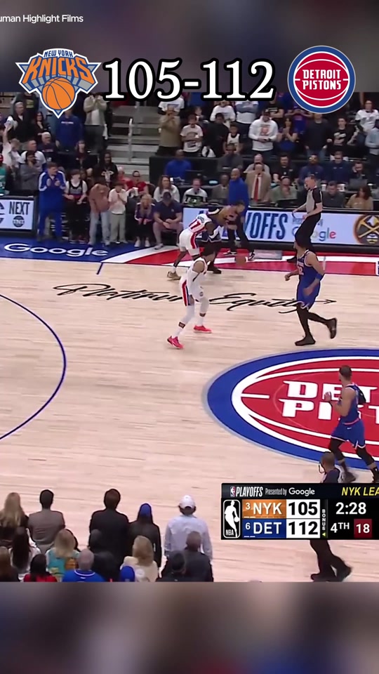 Jalen Brunson sends the Pistons home! Brunson continues to prove he...