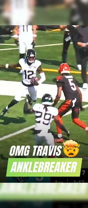 Travis Hunter Ankle Breaker vs Cincinatti Bengals OMG !!