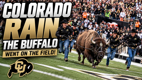 Colorado Buffalo | Rain hyping up the crowd before kickoff