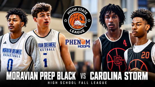 Moravian Prep Black vs. Carolina Storm | Hoop State x Phenom Hoops HS Fall League