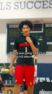JJ Smith put on a show in his high school basketball debut #jjsmith ...