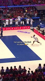 Crazy defensive work by Iran #volleyball #volleyballworld #iran