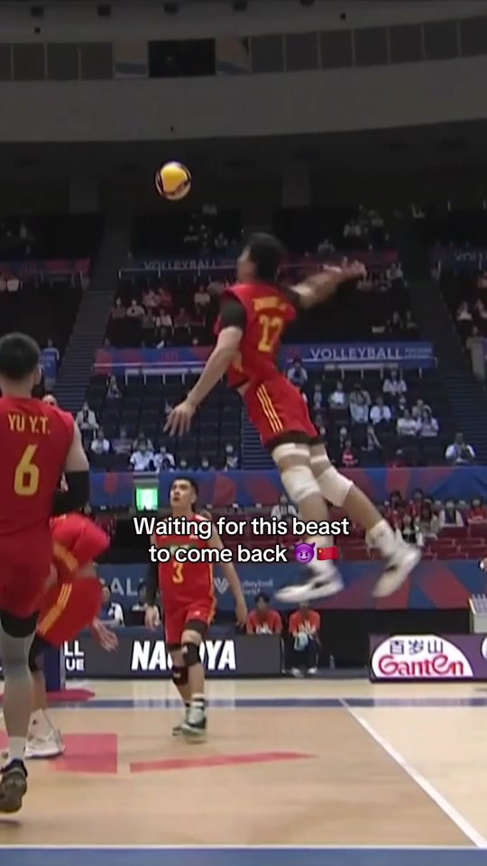 After years Zhang Jingyin is back in China's jersey 🇨🇳 #volleyball #...