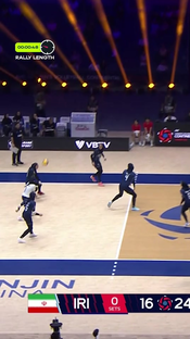 24 SECONDS THAT GO BEYOND THE COURT A 24-second rally between Japa...