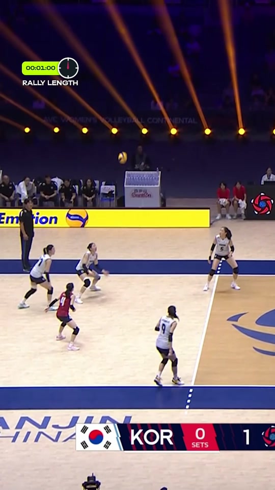 A LONG RALLY WITH BIG IMPACT A 26-second exchange between Thailand...