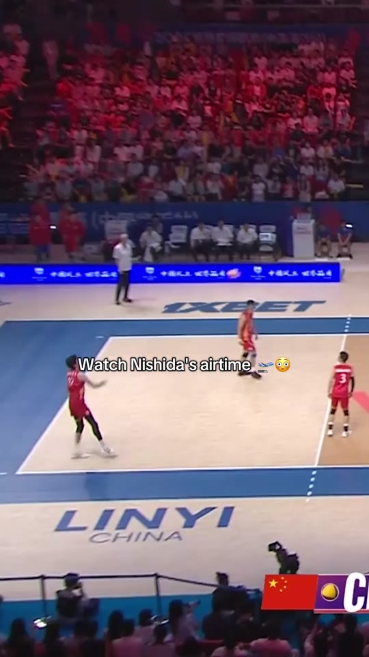 Nishida is ready for take-off ‍ #volleyball #volleyballworld #ja...
