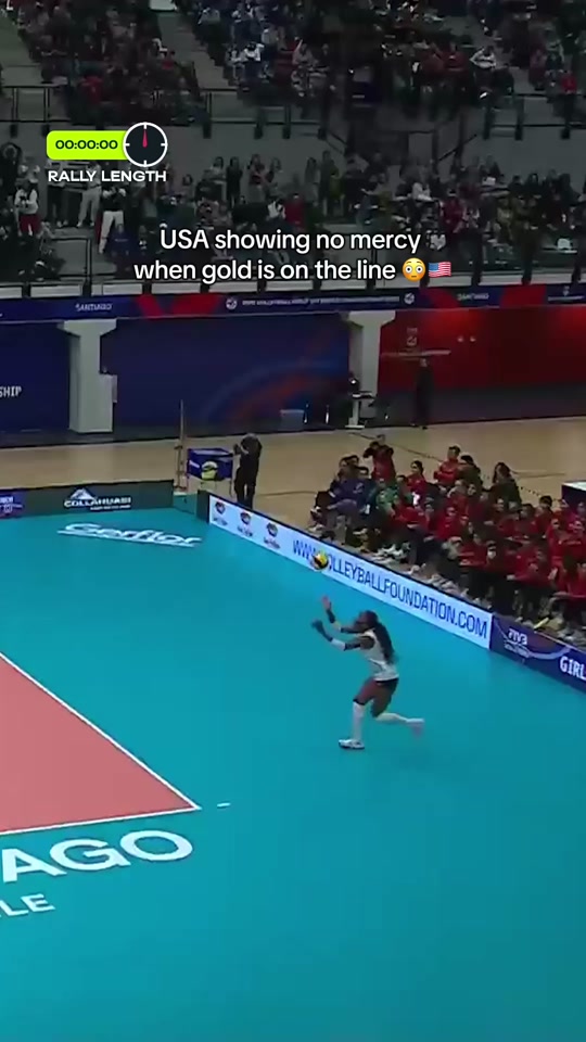 That point was personal 🫣🇺🇸 #volleyball #volleyballworld #USA #türkiy...