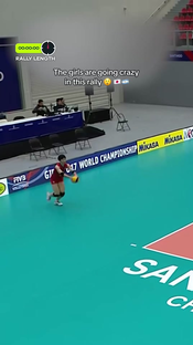 The defense was NOT giving up! #volleyball #volleyballworld #japan ...