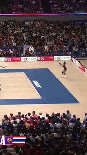 Japan and Thailand with a BATTLE 🇯🇵🇹🇭 #volleyball #volleyballworld #...