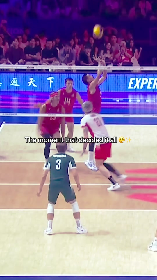 Poland's third VNL title after a five-set battle! 🇵🇱 #volleyball #vo...