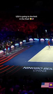 USA leaving everything on the court in the final! ‍ #volleyball #...