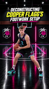 Most players see the help defender and slow down. Cooper Flagg uses h...