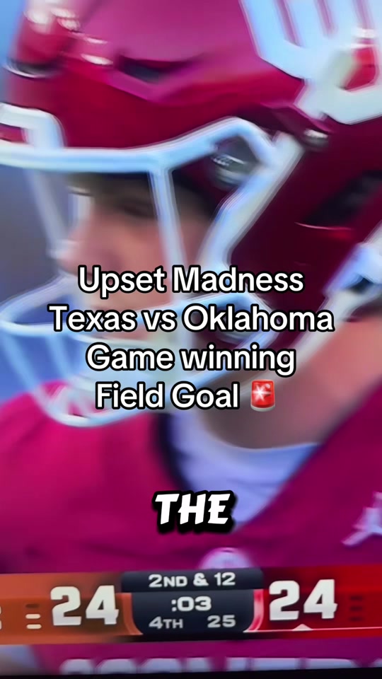 Oklahoma sooners shock the college football world beating the number ...