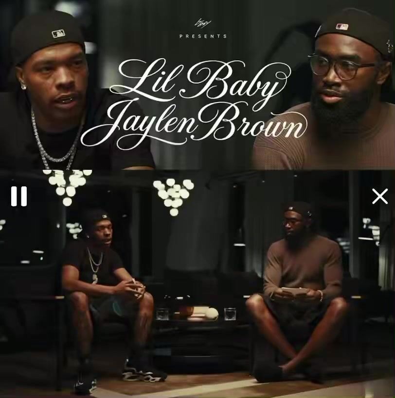 Certified ballers- Baby & Jaylen Brown ( via @lilbaby)