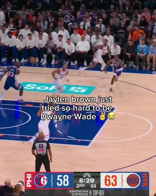 Jaylen brown thought he was Dwayne wade use @Real App for nba high...