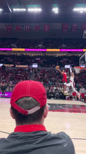 Courtside dunk views (realolivermaroney /IG) #nba #basketball #spor...