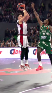 Micic with the dagger from deep #buzzerbeater #basketballchallenge