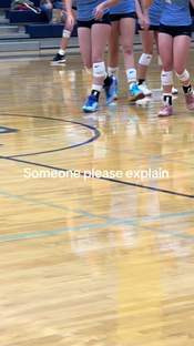 What’s the purpose of knee pads again? #highschool #volleyball #broke...