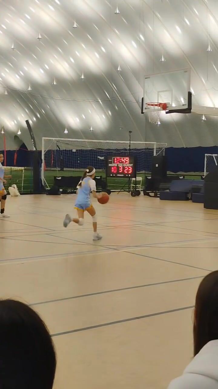 Steal into breakaway layup Right Hand