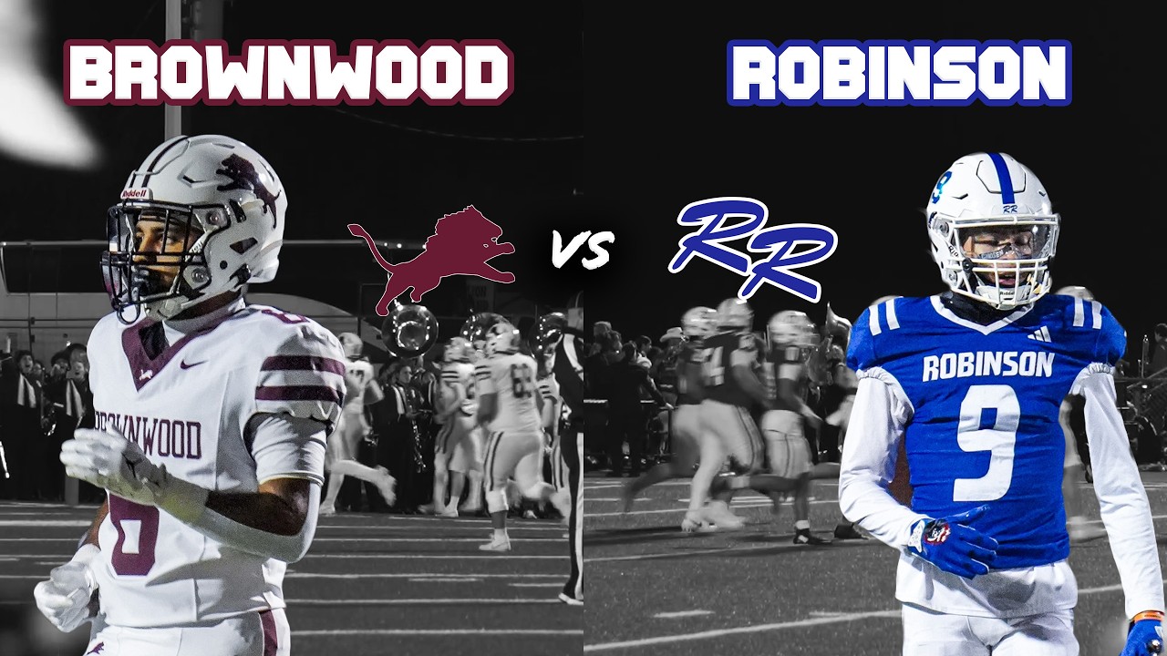Brownwood vs Robinson 4A DII CENTRAL TEXAS SHOOTOUT MUST WATCH TEXAS HIGH SCHOOL FOOTBALL #txhsfb