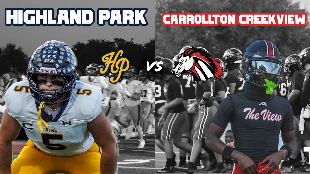 Highland Park vs Carrollton Creekview 5A DI DFW DISTRICT BATTLE TEXAS HIGH SCHOOL FOOTBALL #txhsfb