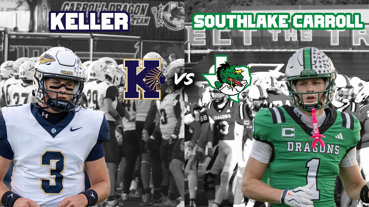 Keller vs #20 Southlake Carroll 6A DFW DISTRICT RIVLARY TEXAS HIGH SCHOOL FOOTBALL #txhsfb