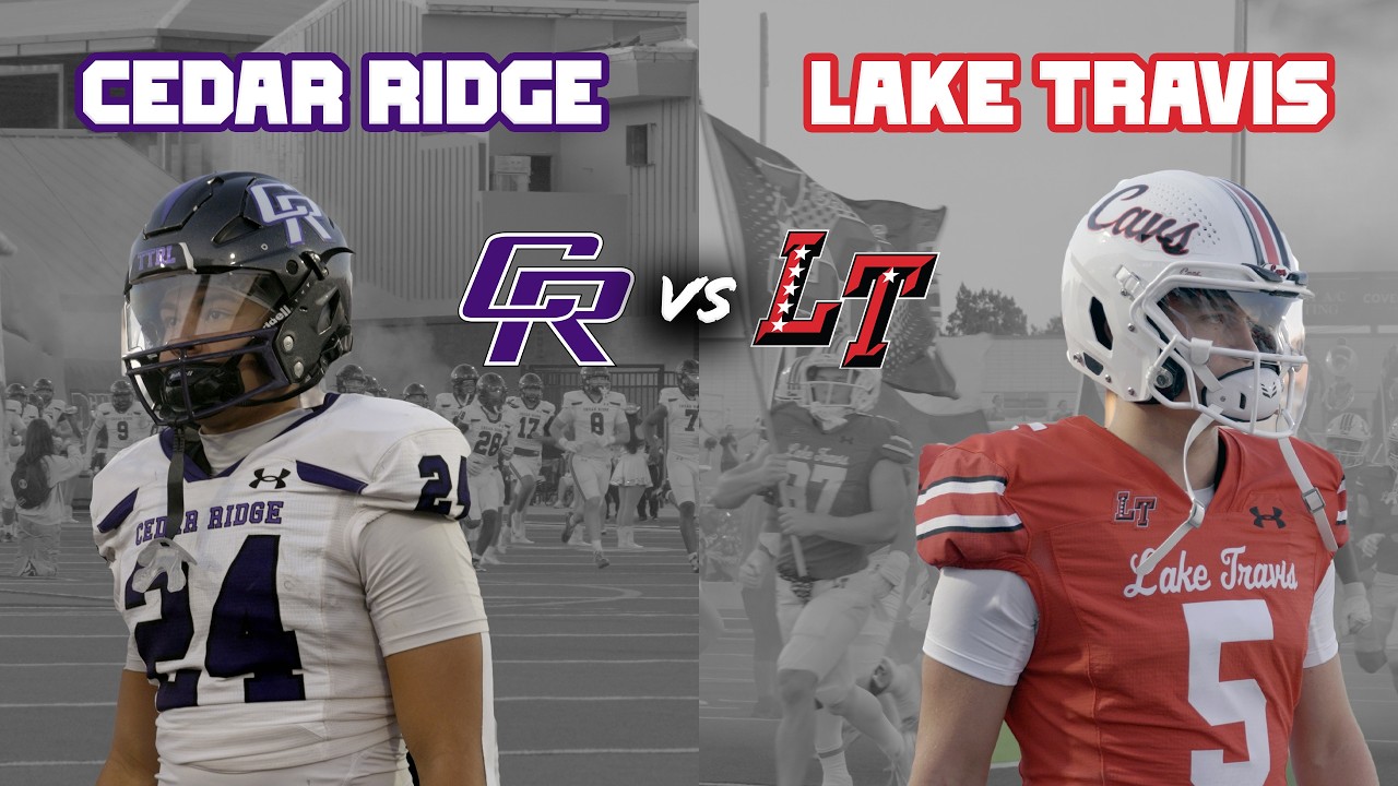 Cedar Ridge vs Lake Travis CENTEX DISTRICT SHOOTOUT MUST WATCH TEXAS HIGH SCHOOL FOOTBALL #txhsfb