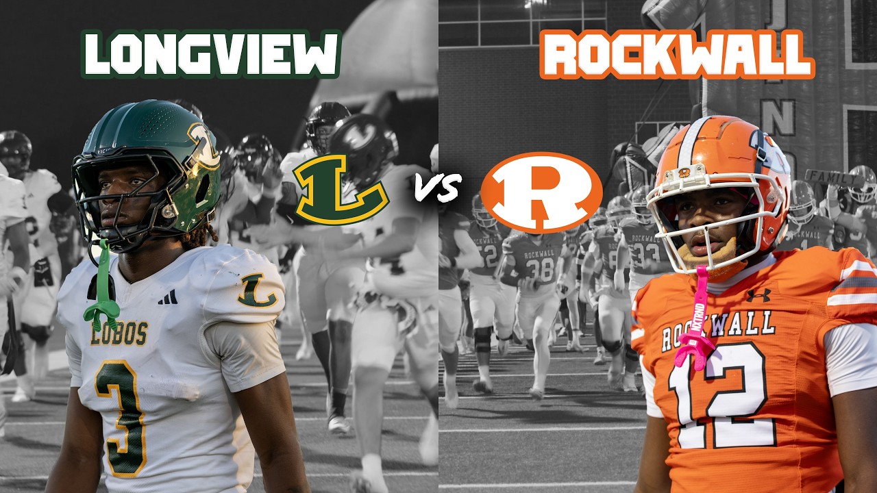 #13 Longview vs Rockwall EAST TEXAS BATTLES DFW IN SHOOTOUT TEXAS HIGH SCHOOL FOOTBALL #txhsfb