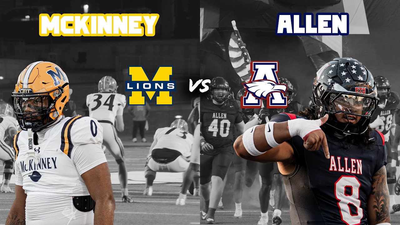 McKinney vs #4 Allen CROSSTOWN RIVALS IN DISTRICT PLAY TEXAS HIGH SCHOOL FOOTBALL #txhsfb