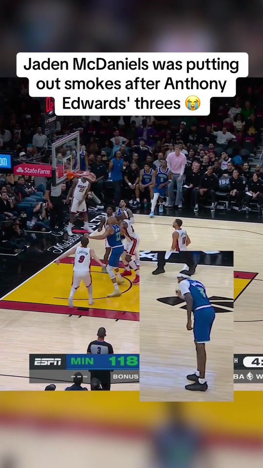He tossed one to the Heat bench #nba #basketball #hoops