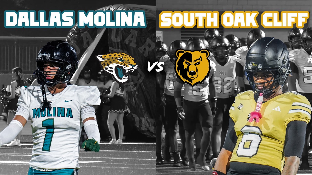 Dallas Molina vs #1 South Oak Cliff TOP TEAM DALLAS DISTRICT PLAY TEXAS HIGH SCHOOL FOOTBALL #txhsfb
