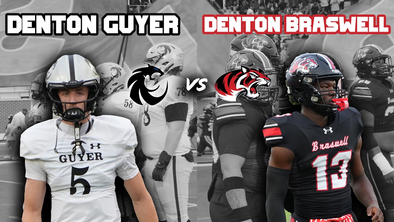 #10 Denton Guyer vs Denton Braswell DENTON ISD TOP TEAS FACE-OFF TEXAS HIGH SCHOOL FOOTBALL #txhsfb