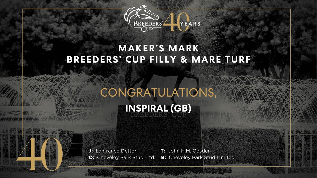 2023 Maker's Mark Breeders' Cup Filly & Mare Turf - Inspiral