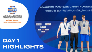Day 1 | Highlights | World Aquatics Masters Championships - Doha 2024