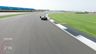 World's Fastest Camera Drone Vs F1 Car (ft. Max Verstappen)