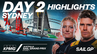Day 2 Highlights // KPMG Australia Sail Grand Prix | SailGP