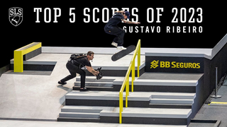 Gustavo Ribeiro's Top 5 Street lEague Skateboarding Scores of 2023