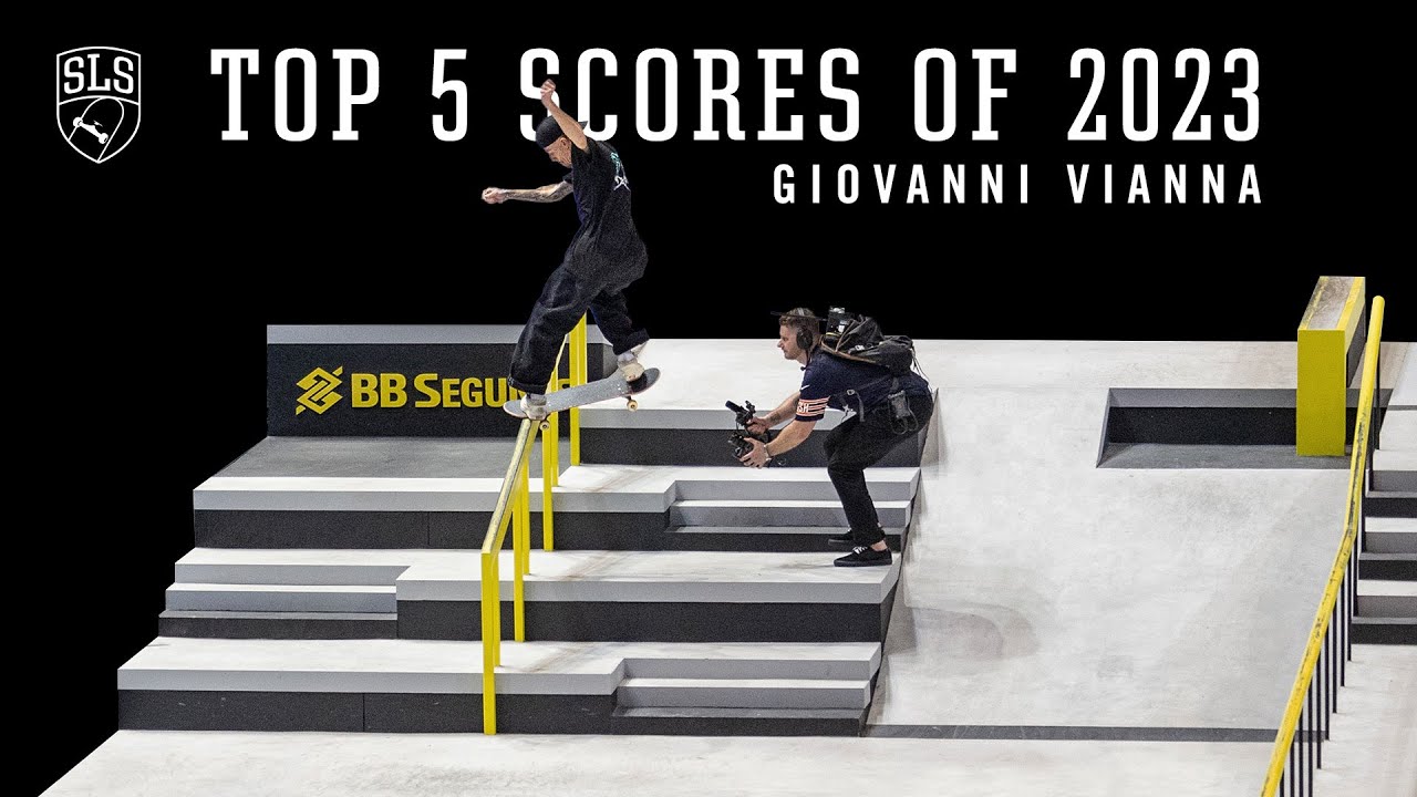 Giovanni Vianna's Top 5 Street League Skateboarding Scores of 2023