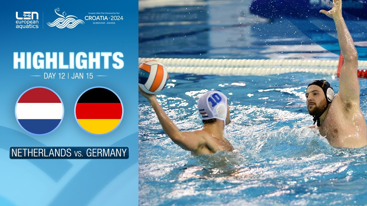 Netherlands vs. Germany Highlights | Classifications | European Water Polo Championships 2024