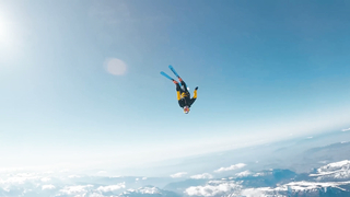 The Skydiving & Skiing Combo You've Gotta See