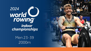 WORLD CHAMPION - 2024 World Rowing Indoor Championships - Men's 23-39 2000m