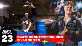 ELIAS NILSEN | BRONZE MEDAL RUN OF SIMPLE SESSION 23
