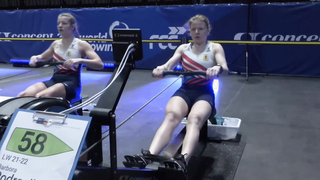 WORLD CHAMPIONS - 2024 World Rowing Indoor Championships - Women's 19-20, 21-22 2000m