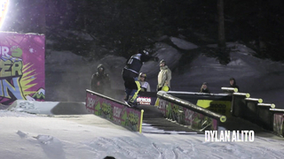 Nate Haust, Benny Milam, Lenny Mazzotti Snowboard Super Streetstyle Highlight | Dew Tour Copper 2023